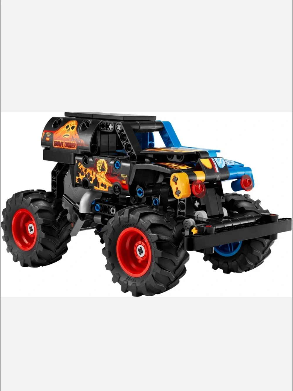 Lego Technic Monster Jam Grave Digger Fire and Ice- Pull Back & Go! NIB 7+ 263pc